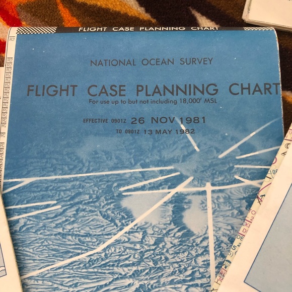 VINTAGE MAPS  AERONAUTICAL CHARTS TOPOGRAPHICAL MAPS &TEST GUIDE FOR PILOTS - Picture 12 of 16